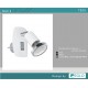 92933 Eglo - Aplica de priza MINI 4 Led